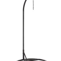 Wyld and Coco Horizon Hanging Chair Stand - Black Powder-Coated Steel with Chain - thumbnail 2