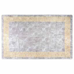 Berkfield Home Rug Washable 160x230 cm Grey Anti Slip - Size: 100 cm diameter - thumbnail 2