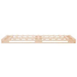 Berkfield Home Pallet Bed 100x200 cm Solid Wood Pine in Light Brown - thumbnail 6