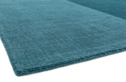 The Rug Shop UK Teal Wool Geometric Luxurious Easy To Clean Cotton Backing Rug - Size: 160 cm x 230 cm - thumbnail 4