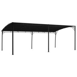 Berkfield Home Garden Sunshade Awning 6x3x2.55 m Anthracite in Black - thumbnail 4