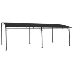 Berkfield Home Garden Sunshade Awning 6x3x2.55 m Anthracite in Black - thumbnail 1