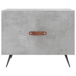 Berkfield Home Coffee Table Concrete Grey 50x50x40 cm Engineered Wood - Size: 50 x 50 x 40 cm - thumbnail 5