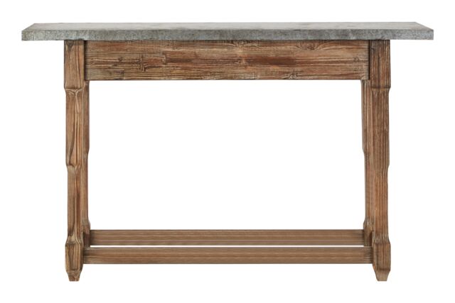 Orsina Rustic Antique Design Console Table, Sturdy Build Hallway Table, Decorative Surface Modern Console Table in Natural - image 1