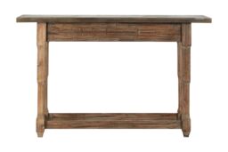 Orsina Rustic Antique Design Console Table, Sturdy Build Hallway Table, Decorative Surface Modern Console Table in Natural - thumbnail 2