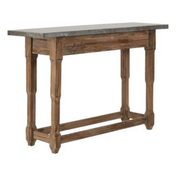 Orsina Rustic Antique Design Console Table, Sturdy Build Hallway Table, Decorative Surface Modern Console Table in Natural - thumbnail 4