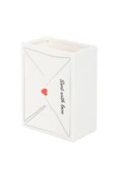 KDMD Love Letter Valentine's Day Flower Vase in White - thumbnail 4