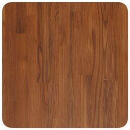Berkfield Home Square Table Top Dark Brown 40x40x2.5cm Treated Solid Wood Oak - Size: 40x40x2.5 cm - thumbnail 2