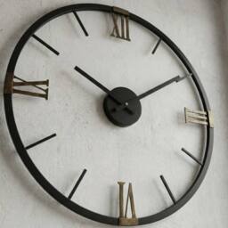 Garden Greatness Urban Kent Roman Wall Clock in Black - Size: 1 Pack - thumbnail 2