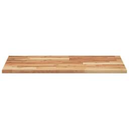 Berkfield Home Versatile Bathroom Vanity Top Oil Finished 100x50x2 cm Solid Wood in Brown - Size: 100 x 50 x 2 cm - thumbnail 1
