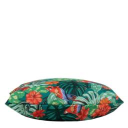 icon Indoor Outdoor Cushion Set of 4 Slate Grey Water Resistant Cushions in Dark Green - Size: 43 cm x 43 cm - thumbnail 4