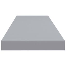 Berkfield Home Floating Wall Shelves 4 pcs Grey 90x23.5x3.8 cm MDF - thumbnail 5