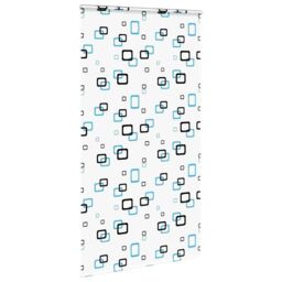 Berkfield Home Shower Roller Blind with Cassette 130x240 cm Fabric Width 126 cm in Black - thumbnail 3