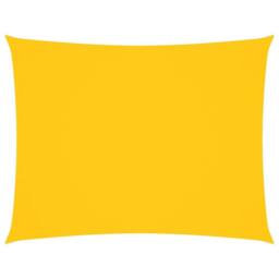 Berkfield Home Sunshade Sail Oxford Fabric Rectangular 6x8 m Yellow - thumbnail 3
