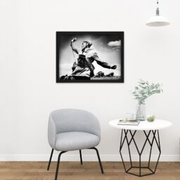 "Artery8 Wall Art Print Alpert WWII War Soviet Officer Yeremenko Assault 1942 Photo Large Framed Wall Décor Art in Black - Size: W18"" x H24""" - thumbnail 2