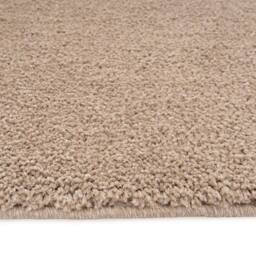 Kukoon Machine Washable Shaggy Rug Fawn Beige Fluffy Bedroom Carpet Mat - Size: 80 cm x 150 cm - thumbnail 7