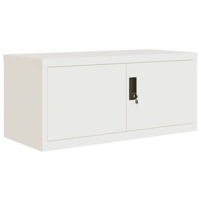 Berkfield Home Durable File Cabinet White 90x40x240 cm Steel - Size: 90 x 40 x 240 cm - image 1