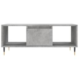 Berkfield Home Coffee Table Concrete Grey 90x50x36.5 cm Engineered Wood - thumbnail 5