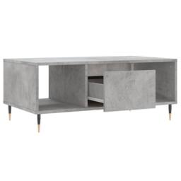 Berkfield Home Coffee Table Concrete Grey 90x50x36.5 cm Engineered Wood - thumbnail 6