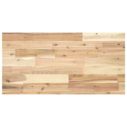 Berkfield Home Floating Shelves 3 pcs 80x40x4 cm Untreated Solid Wood Acacia in Brown - Size: 80 x 40 x 4 cm - thumbnail 7