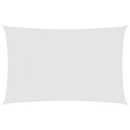 Berkfield Home Sunshade Sail Oxford Fabric Rectangular 2.5x5 m White - thumbnail 1