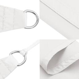 Berkfield Home Sunshade Sail Oxford Fabric Rectangular 2.5x5 m White - thumbnail 6