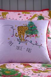 Furn Purrfect Christmas Reversible Duvet Cover Set - Size: Double - thumbnail 5