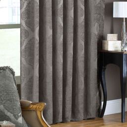 Paoletti Winchester Pencil Pleat Curtains in Light Brown - Size: 168 cm width x 183 cm drop - thumbnail 3