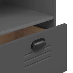 Berkfield Home Bookcase VIKEN Anthracite Grey 80x40x90 cm Engineered Wood - Size: 80 x 40 x 90 cm - thumbnail 9