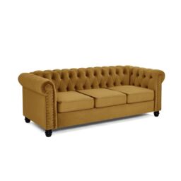 Home Detail Chester 3 Seater Sofa in Gold - thumbnail 2