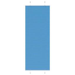 Berkfield Home Pleated Blind Blue 80x200 cm Fabric Width 79.4 cm Polyester - thumbnail 2