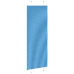 Berkfield Home Pleated Blind Blue 80x200 cm Fabric Width 79.4 cm Polyester - thumbnail 4