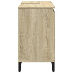 Berkfield Home Bathroom Cabinet Sonoma Oak 65x33x60 cm Engineered Wood in Brown - Size: 65 x 33 x 60 cm - thumbnail 5
