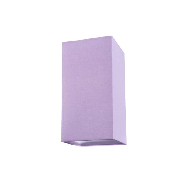 Happy Homewares Contemporary & Stylish Linen Fabric Lamp Shade in Lilac - Size: 6 inches - image 1