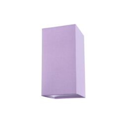 Happy Homewares Contemporary & Stylish Linen Fabric Lamp Shade in Lilac - Size: 6 inches