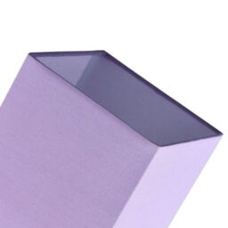 Happy Homewares Contemporary & Stylish Linen Fabric Lamp Shade in Lilac - Size: 6 inches - thumbnail 3
