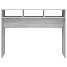 Berkfield Home Decorative Console Table Grey Sonoma 105x30x80 cm Engineered Wood - Size: 105 x 30 x 80 cm - thumbnail 5