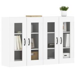 Berkfield Home Wall Mounted Cabinets 2 pcs White Engineered Wood - thumbnail 3