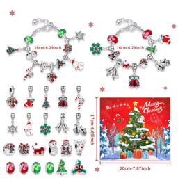 Leaper Women's Style 1 Christmas 24-Day Jewelry Countdown Calendar in Silver - thumbnail 7