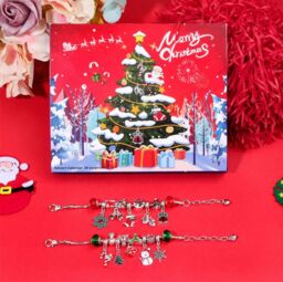 Leaper Women's Style 1 Christmas 24-Day Jewelry Countdown Calendar in Silver - thumbnail 4