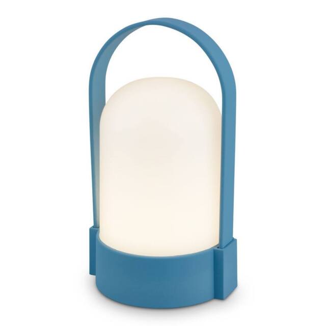 BRILONER LED Camping Lamp Rechargeable Tent Light Balcony Portable Handle Blue - image 1