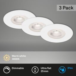 BRILONER White 3x4.9W LED Recessed Light - thumbnail 2
