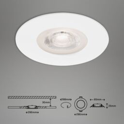 BRILONER White 3x4.9W LED Recessed Light - thumbnail 5