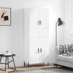 Berkfield Home Highboard White 69.5x34x180 cm Engineered Wood - thumbnail 2