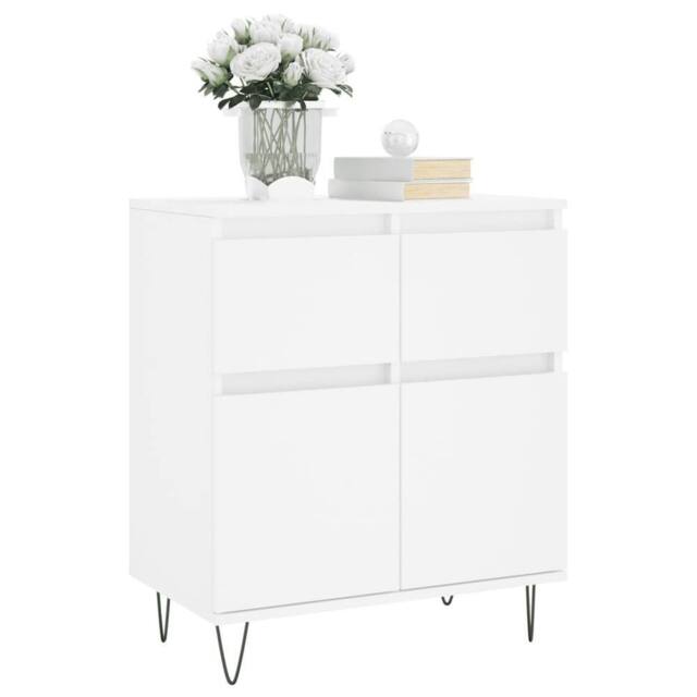Berkfield Home Sideboard White 60x35x70 cm Engineered Wood - Size: 60 x 35 x 70 cm - image 1