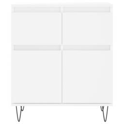 Berkfield Home Sideboard White 60x35x70 cm Engineered Wood - Size: 60 x 35 x 70 cm - thumbnail 5