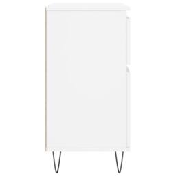 Berkfield Home Sideboard White 60x35x70 cm Engineered Wood - Size: 60 x 35 x 70 cm - thumbnail 7