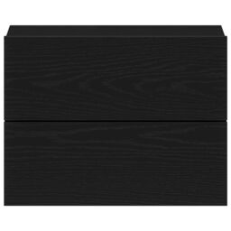 Berkfield Home Nightstands 2 Pack Black Oak 40x30x30 cm Engineered Wood - Size: 40 x 30 x 30 cm - thumbnail 7