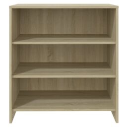 Berkfield Home Sideboard Sonoma Oak 70x40.5x75 cm Engineered Wood in Beige - thumbnail 5