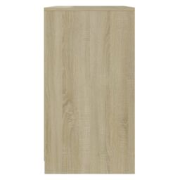 Berkfield Home Sideboard Sonoma Oak 70x40.5x75 cm Engineered Wood in Beige - thumbnail 6